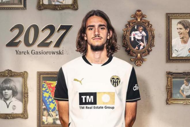 El talento de Yarek Gasiorowski brilla en el Valencia