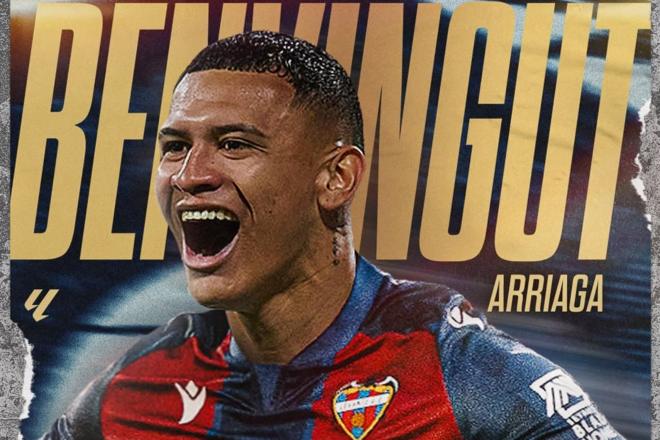 El Levante presenta a Kervin Arriaga como su primer refuerzo de la era «Rodas»